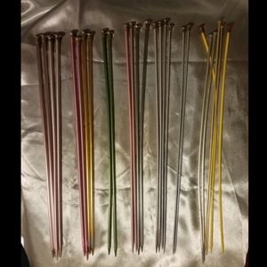 13 Sets of 14" Knitting Needles